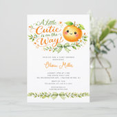 Faire-Part de Bébé Little Cutie Citrus (Debout devant)