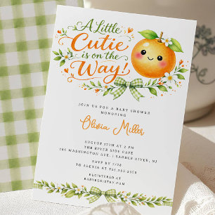 Faire-Part de Bébé Little Cutie Citrus