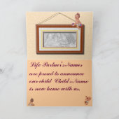 Faire-part de bébé pour les couples gais ou (Intérieur)