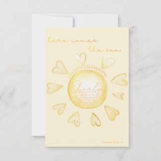Faire-Part de Bébé "Voici le Soleil"