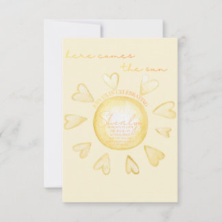 Faire-Part de Bébé "Voici le Soleil"