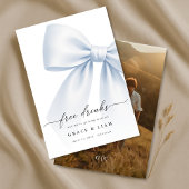 Faire-Part de Boissons Gratuites Mariage Écriture 