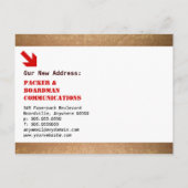 Faire-part de boîte mobile et de flèches (Dos)