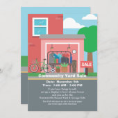 Faire-part de brocante à domicile (Devant / Derrière)