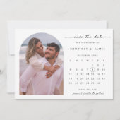 Faire-part de calendrier arch Save the Date (Devant)