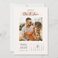 Faire-part de calendrier de Splash Enregistrer la