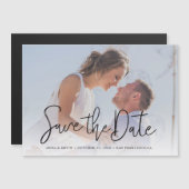 Faire-Part de Carte à Gratter Photo Chic et Simple (Devant / Derrière)