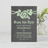 Faire part de carte de conservation de la Rose Ver (Debout devant)