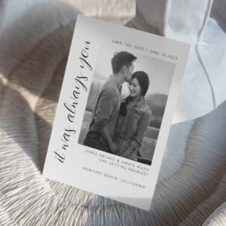 Faire-part de carte de mariage à conserver I Éléga