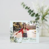 Faire part de carte photo pour une baby shower de  (Debout devant)