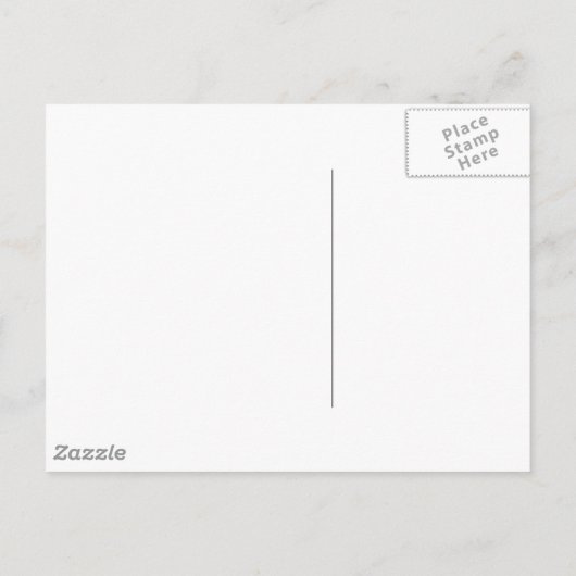 Faire-part de carte postale fille bébé (Dos)