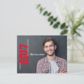 Faire-part de carte postale | Red (Debout devant)
