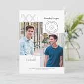 Faire-part de Casquette contemporain (Debout devant)