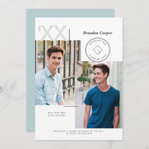 Faire-part de Casquette contemporain