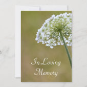 Faire-part de cérémonie commémorative de dentelle (Devant)