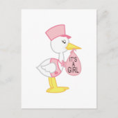 Faire-part de cigogne (Devant)