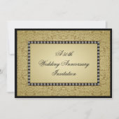 Faire-part de cinquantième anniversaire de mariage (Devant)