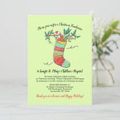 Faire-part de collecte de fonds de Noël (Debout devant)