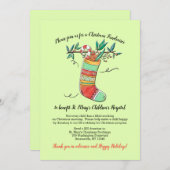 Faire-part de collecte de fonds de Noël (Devant / Derrière)