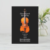 Faire-part de concert (Debout devant)