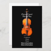 Faire-part de concert (Devant / Derrière)