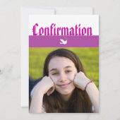 Faire-part de confirmation (Devant)