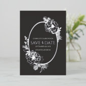 Faire-part de conservation de l'esquisse florale m (Debout devant)