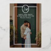 Faire-part de conservation de photo de crête de mo (Recto)