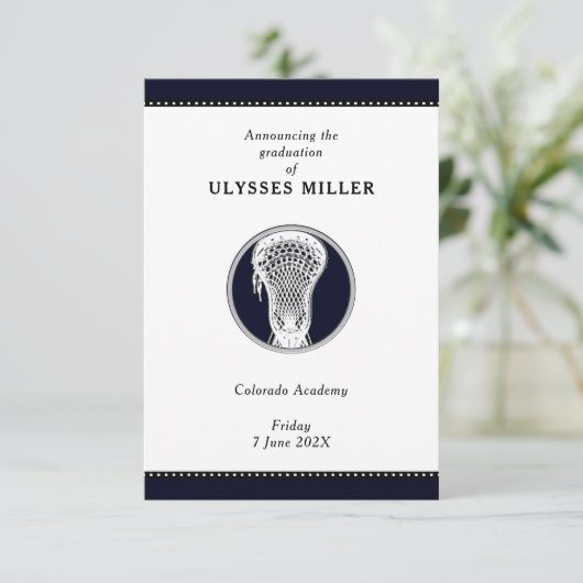 Faire-part de crosse (Debout devant)