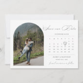 Faire-part de Date à Sauvegarder calendrier Arch (Devant)