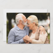 Faire-part de date de 50e anniversaire de mariage  (Dos)