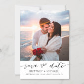 Faire-part de date de main écrite (Recto)