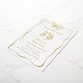 Faire-Part de Date de Mariage à Encadré à Ruban De (Rotation)