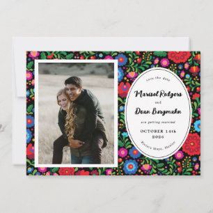 Faire-part de date de mariage à l'avance avec phot