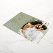 Faire-Part de Date de Mariage à Sauvegarder Écritu (Rotation)