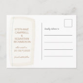 Faire-part de date de mariage à thème botanique ve (Dos)