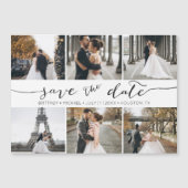 Faire-part de date de mariage en collage de photos (Devant)