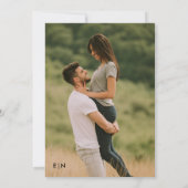 Faire-part de date de mariage en collage photo mod (Dos)