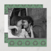 Faire-part de date de mariage en noeuds celtiques (Devant / Derrière)