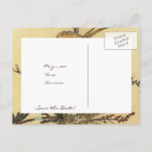 Faire-part de date de mariage en parchemin japonai (Dos)