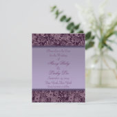 Faire-part de date de mariage Fleurs de Prunier 10 (Debout devant)
