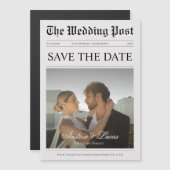 Faire-part de date de mariage personnalisé avec ph (Devant / Derrière)