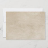 Faire-part de date de sauvegarde Bordure Jaune Flo (Dos)