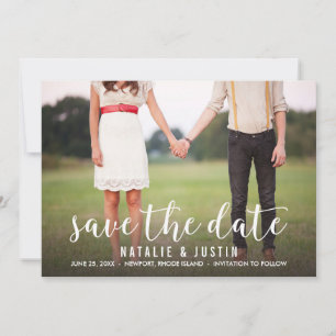Faire-part de date de sauvegarde de photo fantaisi