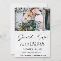 Faire-part de date de sauvegarde rustique en bois