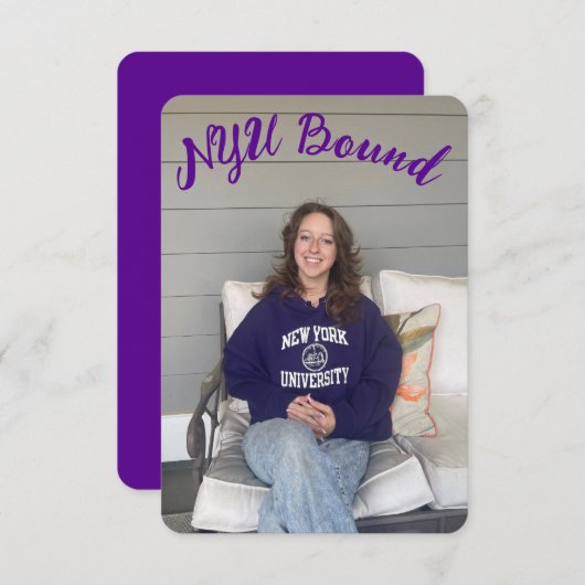 Faire-part de décision du collège (Devant / Derrière)