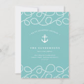 Faire-part de déménagement Corde et Ancre de Nauti (Devant)