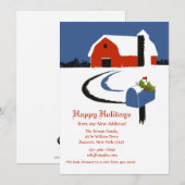 Faire-part de déménagement de la boîte aux lettres (Devant / Derrière)