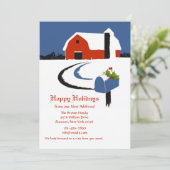 Faire-part de déménagement de la boîte aux lettres (Debout devant)