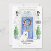 Faire-part de déménagement de la porte d'entrée du (Devant)